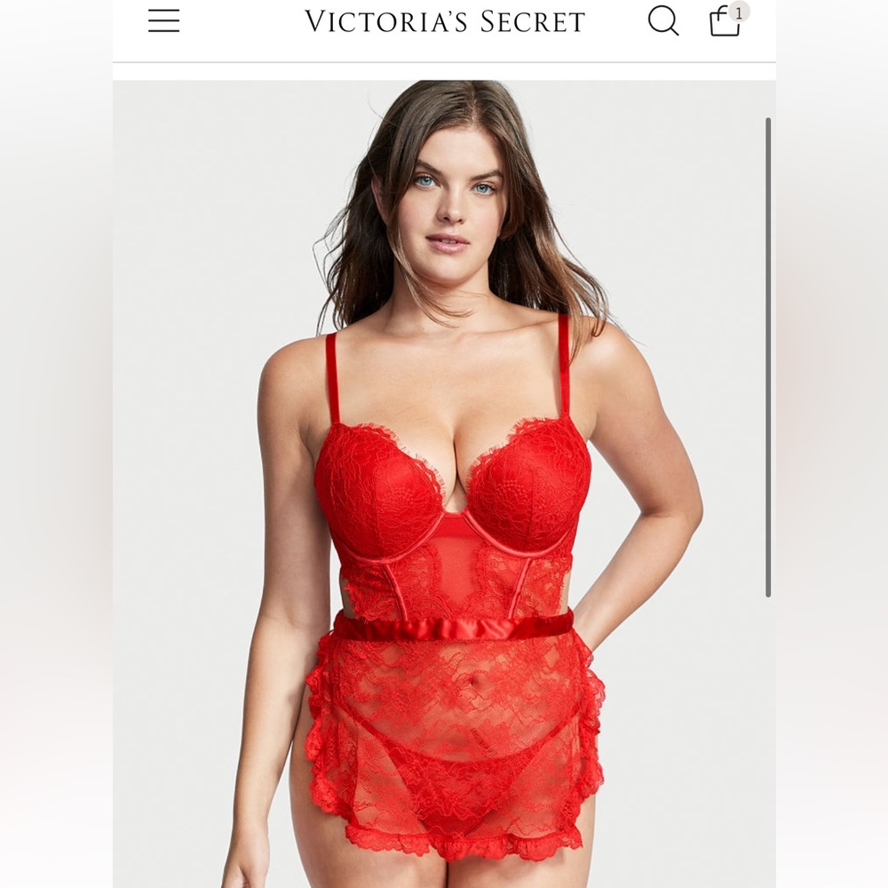 Vs very sexy bombshell apron teddy